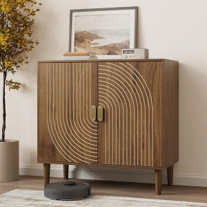 Walnut Sideboard Cabinet